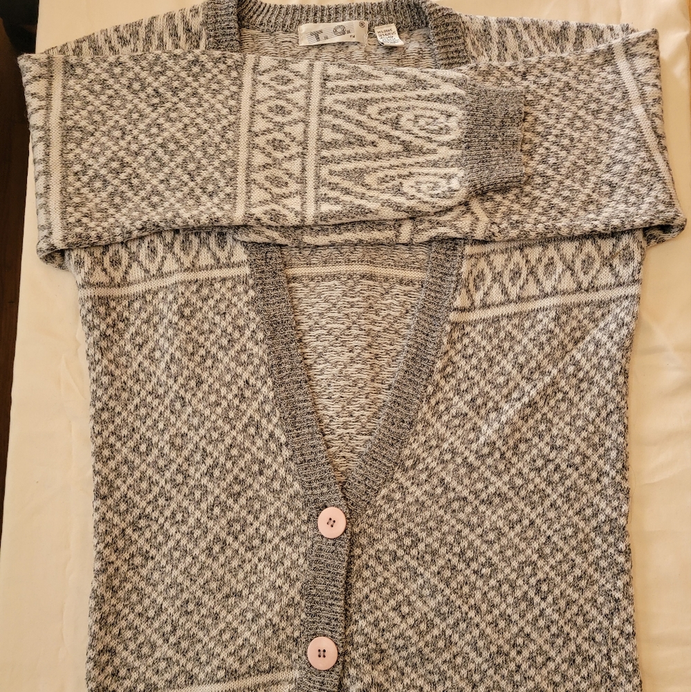T.Q. cardigan with buttons. Size Small.